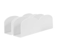 GALPADA Clips de Fixation pour Parc Bébé et Enclos Chien, Lot de 2 Stabilisateurs Blancs en ABS, Base Stable Antidérapante, Adaptés pour Barrières Modulables et Espaces de Jeu Intérieur