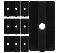 GALPADA Clips de Fixation pour Terrasse 200 Pièces Fixations Invisibles en Plastique pour Planches Composites Bord de Lame 9 MM Espaces Extérieurs