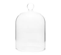 GALPADA Cloche en Verre Couvercle pour Fleurs Éternelles Diamètre 10 CM Hauteur 15 CM Décoration Intérieure Polyvalente pour Fleurs Séchées et Objets Décoratifs
