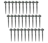 GALPADA Clous pour Fers à Cheval en Fer Résistants 50 Pièces pour Réparation de Talon Chaussure et Équipement de Chevaux en Métal Outil de Maréchalerie Précis et Solide pour Utilisation