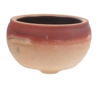 GALPADA Cocotte en Terre Cuite 700ml sans Couvercle Résistante à Haute Température Double Poignée, Facile à Nettoyer, Cuisson la Maison