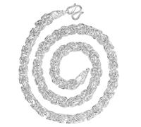 GALPADA Collier De Dragon En Argenté Massif Pour Homme Style Hip-hop, Chaîne Épaisse En Argenté 925, Bijoux Pour Soirées Et Streetwear, Design Dragon,