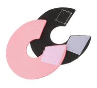GALPADA Collier de Protection Protège la Blessure pour Perroquet 2 Pièces en Daim Noir Fine Finition et Favorise la Cicatrisation Après Chirurgie