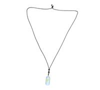 GALPADA Collier Phosphorescent Résine Jaune Pendentif Lumineux Léger pour Femmes été Plage et Fête Halloween Accessoire Original Inspiré de Océan