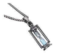 GALPADA Collier Sablier Vintage Acier Titane Pour Hommes Chaîne De Pull Élégante Et Chic Bijou Unique Pour Accessoire De Mode