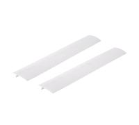 GALPADA Combleur D'espace pour Four en Silicone Blanc 2pcs, Protège-poêle Résistant aux Empreintes, Couvre la Fente Entre Cuisinière et Plan de Travail, Design Moderne