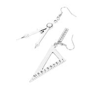 GALPADA Compas Bijoux 3 Paires Boucles D'oreilles Ciseaux D'amour Bijoux D'oreille Tendance Médaillon En Boucles D'oreilles Pendantes Pour Femme Tendance Décors D'oreilles Pour Femmes