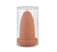 GALPADA Cône de Ponte en Argile Moyen pour Poissons-Anges et Scalaires, Baril de Frai Filet Isolant, Incubateur Solide pour Reproduction en Eau Douce et Salée