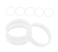 GALPADA Connecteurs De Tunnel pour Cage à Hamster, Raccords De Tuyaux Blancs en Plastique, Lot De 8 Pièces, Extension Modulable pour Habitats De Petits Rongeurs, Décoration Cage Hamster