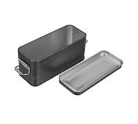 GALPADA Conteneur De Bonbons En Filet Portable Récipient à Cookie Boîtier En Filet Conteneur De Stockage En Fer Blanc Boîte à Biscuits Black