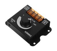 GALPADA Contrôleur de Luminosité pour Bande LED Monochrome Bouton de Variation, Matériau en Fer et Cuivre, Réglage Précis pour Maisons et Automobiles