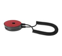 GALPADA Cordon de Sécurité Rétractable pour Téléphone et Télécommande Câble Auto-Adhésif en Plastique Noir Protection Antivol Compacte Compatible Multi-Appareils Usage Maison Bureau