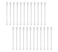 GALPADA Cotons-tiges avec Embout Spirale et Cuillère 200 Pièces pour Bébé Double Tête Nettoyage Précis des Oreilles Nez, Coton Ultrasouple pour-nés