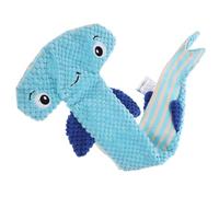 GALPADA Couineur pour Chiens de Requin Marteau Bleu Peluche Interactive pour Chiots et Petits Chiens à Mâcher Léger et Solide pour Dressage et Soins Dentaires