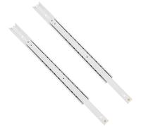 GALPADA Coulisses de Tiroir à Extension Complète 200 MM Glissières Latérales à Bille Silencieuse Rails Bidirectionnels pour Armoires et Tiroirs