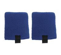 GALPADA Coussin de Protection Bleu en Fibre de Polyester Bords Souples pour Confort Amélioré pour Pédale de Fauteuil Roulant Adapté aux Sorties Hivernales