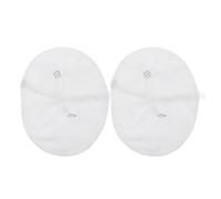 GALPADA Coussinet Anti-transpiration Lavable pour Aisselles 2 Pièces Taille Unique en Coton Blanc Absorbant et Invisible pour Femmes Protection Aisselles au Quotidien