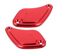 GALPADA Couvercle de Réservoir de Liquide de Frein Cnc Accessoire de Modification avec Joint Étanche Optimisation Hydraulique pour Moto et Véhicule Électrique Rouge