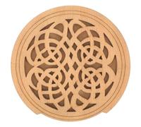 GALPADA Couvercle de Rosace Bois pour Guitare Acoustique Protection Feedback avec Effet Amortissement et Design Élégant pour Folk
