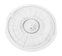 GALPADA Couvercle de Skimmer Piscine Rond en Abs, Accessoire de Remplacement, Taille Moyenne, Couverture de Protection pour Entretien Piscine au Sol, Résistant aux Produits Chimiques