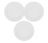 GALPADA Couvercle de Trou de Climatisation en Abs Blanc, Bouchon Décoratif Réutilisable pour Fête Estivale, Protection Climatiseur Fenêtre et Plaque Cache Trou Mur 3pcs