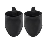 GALPADA Couvre-Chaussures Cyclisme Coupe-Vent en Nylon Élastique pour Protéger Chaussures de Vélo Noir, Pratique du Cyclisme Randonnée à Vélo