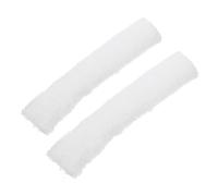 GALPADA Couvre-lanières pour Sabots Blancs, Taille S, Tissu Pelucheux | Installation Facile, Protection Complète, Usage Hiver et Extérieur, Fit, pour Femmes et Hommes