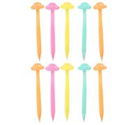 GALPADA Crayon Mécanique de Champignon pour Garçon et Filles, Plastique Solide, Mine Rétractable et Résistante aux Bavures, Lot de 10 pour Bureau et Écriture Créative Plusieurs styles