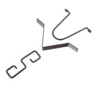 GALPADA Crochet Dadaptation pour Chaîne de Pluie Noir Rouille Installation V pour Gouttière Standard Kit pour Drainage Extérieur