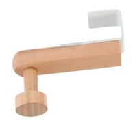 GALPADA Crochet de Porte en Fer et Bois Blanc, Robuste Clou, pour Suspendre Chapeaux et Accessoires, pour Rangement à Domicile et Installation Facile sur Porte