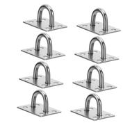 GALPADA Crochets en Acier Inoxydable Support Mural et Plafond Robuste Lot de 8 de U pour Paquet de et Balançoire pour Fitness et Usage Domestique