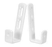 GALPADA Crochets en Fer Support Métallique Sécurisé pour Échelle de Lit Superposé Lot de 2 pour Échelle de 2,5cm pour Lits Mezzanine