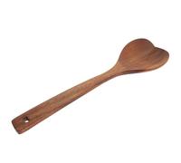 GALPADA Cuillère à Salade Réutilisable en Bois de Cœur avec Manche Long, Ustensile Cuisine pour Mélanger les Salades Cuisine Marron