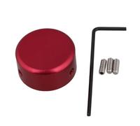 GALPADA de Bouchons de Pédale D'effet 3 Vis et 1 Poignée Rouge 2 Sets en Alliage D'aluminium Solide et Finition Couleur Aléatoire pour Guitare pour Pédalier