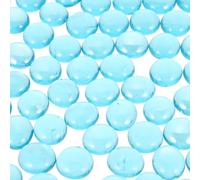 GALPADA de Verre Anti-feu Bleu pour Aquarium Galets Décoratifs Aménagement Extérieur Cheminées et Jardins