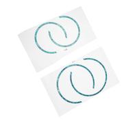 GALPADA Décalcomanies de Guitare Acoustique 4pcs Rosace Incrustée Autocollante Résistante à L'usure pour Guitares Classiques 38-41 Pouces Pratiques à Utiliser