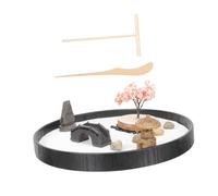 GALPADA Décoratif Zen pour Bac à Sable Ornement Japonais de Méditation pour Bureau Décoration Maison Apaisante et Compacte Accessoire Ambiance Relaxante