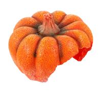 GALPADA Décoration Aquarium Citrouille Abri Cachette Tortue Poisson Reptile Grotte Terrarium Orange Cache pour Bassin et Aquarium