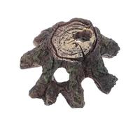 GALPADA Décoration Aquarium Résine Racine Arbre Réaliste Cachette Naturelle pour Petits Poissons et Reptiles Décor Accessoire pour Bac Poisson Extérieur