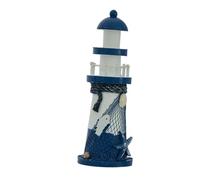 GALPADA Décoration Phare Sculpture de Table Nautique Artisanale pour Thème Centre de Table Méditerranéen Robuste et Polyvalent pour Salon et Bureau