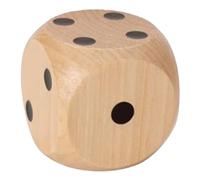 GALPADA Dés en Bois à Points 2 Pouces pour Jeu de Société Coins Arrondis Sécurisés, Sensation Confortable, pour Camping et Soirées Entre Amis
