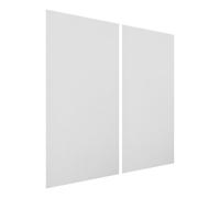 GALPADA Diffuseur LED 2 Pièces pour Lampe de Table et Plafonnier, Feuille de Diffusion Flexible Blanc en PVC, Découpable, pour Espaces d’Étude et Pièces Variées