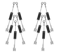 GALPADA Diode Unidirectionnelle Haute Tension en Métal 10 Pièces Résistance aux Chocs, Accessoires de Réparation pour Four à Micro-ondes pour Utilisation Cuisine