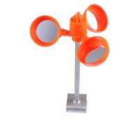GALPADA Dispositif à Moulinet Réfléchissant en Fer Miroir Orange, Facile à Utiliser pour Protéger Les Grains et Légumes Les Oiseaux Le Jardin