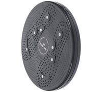 GALPADA Disque de Torsion Abdominale Noir en Pp pour Fitness, Rotation Tridimensionnelle, de Graisse, Planche de Massage Sculptant le Corps pour Exercices à Domicile