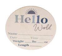 GALPADA Disques de Mois de Naissance pour Annonces Décor de Chambre et de Souvenirs Élégants et pour Parents Nouveaux et Célébrations Milestones