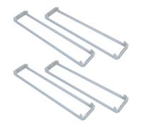 GALPADA Distributeur Automatique de Boissons 4 Pièces Système de Poussoir Coulissant pour Rayonnage Commercial Organisateur de Rangement pour Supermarchés Étagère Métallique 400 CM