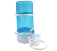 GALPADA Distributeur Automatique de Nourriture Mangeoire 3pcs pour Animaux en Plastique Couvercle Facile à Ouvrir et Design Transparent pour Hérisson et Oiseau de Cabane