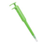 GALPADA Distributeur de Remède pour Animaux de Compagnie Vert Clair Outil de Médecine à Pousser, Abs Facile à Utiliser Nettoyer, pour Chiens et Chats