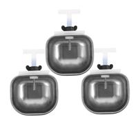 GALPADA Distributeur d'eau Automatique pour Lapin Bol INOX 3 Pièces Grand Format Mangeoire à Eau Élevage Cage Animaux De Compagnie